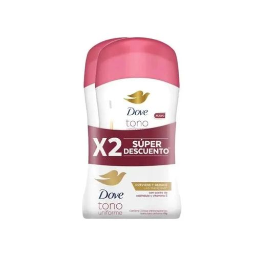 Desodorante Dove Barra Caléndula 2 Und X 45 Gr Unilever