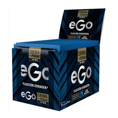 Crema Para Peinar Ego For Men 18Ml X 24 Sachets Unilever