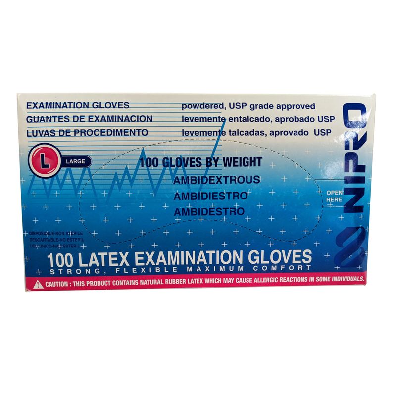 Guante Látex Vital Medic Talla L X 100 Unidades