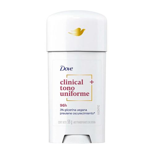 Desodorante Dove Clinical Crema Mujer X 58 Gr