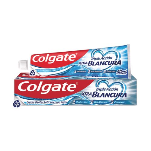 Crema Dental Colgate Extra Blancura Tubo X 60 Ml