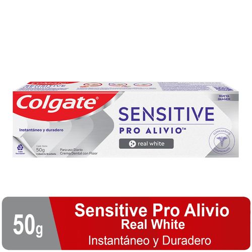 Crema Dental Colgate Alivio Real White Tubo X 50 Gr