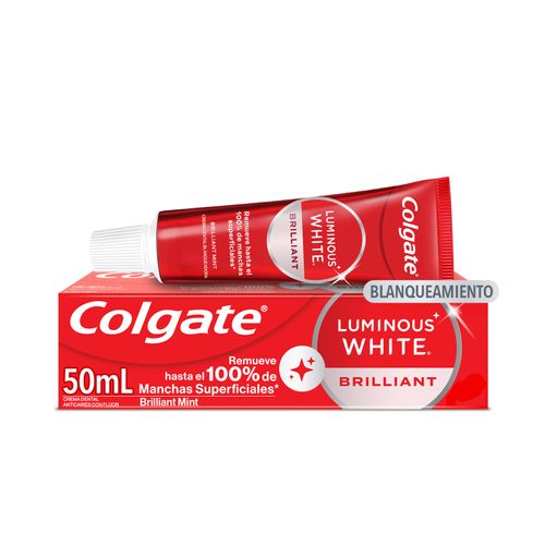 Crema Dental Colgate Luminous White Tubo X 50 Ml