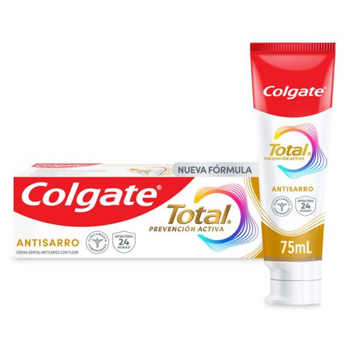 Crema Dental Colgate Total Control Sarro Tubo X 75 Ml