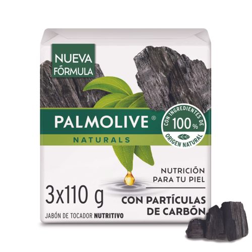 Jabón Palmolive Carbón Barra X 110 Gr 3 Und Colgate