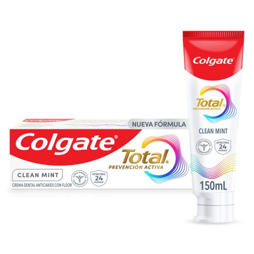 Crema Dental Colgate Total Clean Menta Tubo X 150 Ml