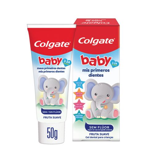 Crema Dental Colgate Kids Sin Fluor Tubo X 50 Gr