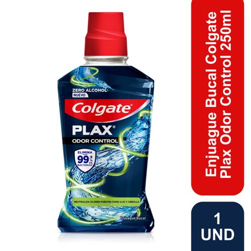 Enjuague Bucal Plax Odor Control Frasco X 250 Ml Colgate