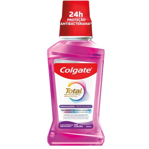 Enjuague Bucal Colgate Total 12 Encías Reforzadas Frasco X 250 Ml