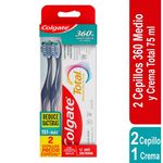 Cepillo Colgate + Crema Total 75 g Pack