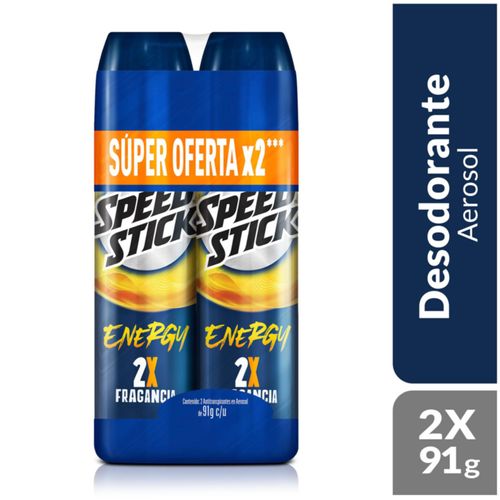 Desodorante Mennen Speed Energy Spray 2 Frasco X S