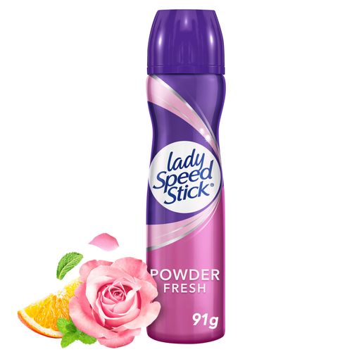 Desodorante Lady Speed Stick Powder Fresh Aerosol 91 Gr Colgate
