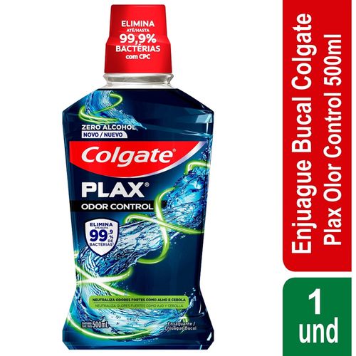 Enjuague Bucal Plax Odor Control 500Ml Colgate