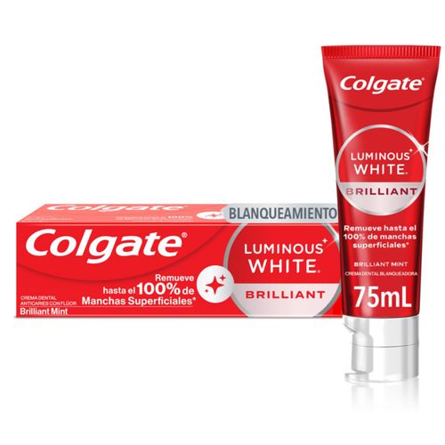 Crema Dental Colgate Luminous White Tubo X 75 Ml