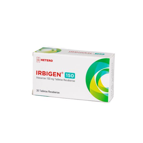 Irbigen 150 Mg Tabletas Recubiertas Caja X30 Tabletas Hetero