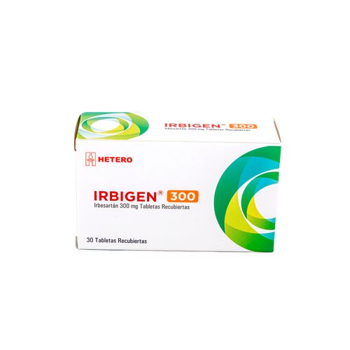 Irbigen 300 Mg Tabletas Recubiertas Caja X30 Tabletas Hetero