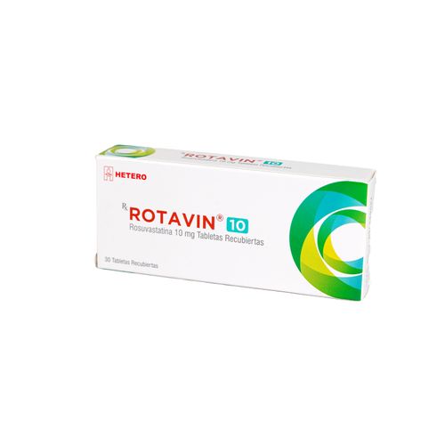 Rotavin 10Mg Tableta Recubierta Caja X30 Tabletas Hetero