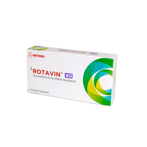 Rotavin 40Mg Tableta Recubierta Caja X30 Tabletas Hetero