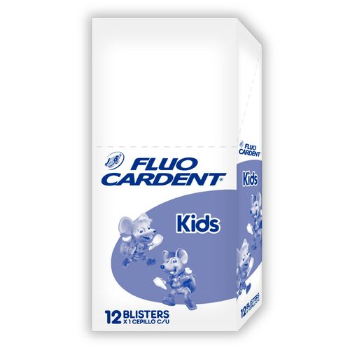 Cepillo De Dientes Fluocardent Kids Caja X 12 Unidades Jgb