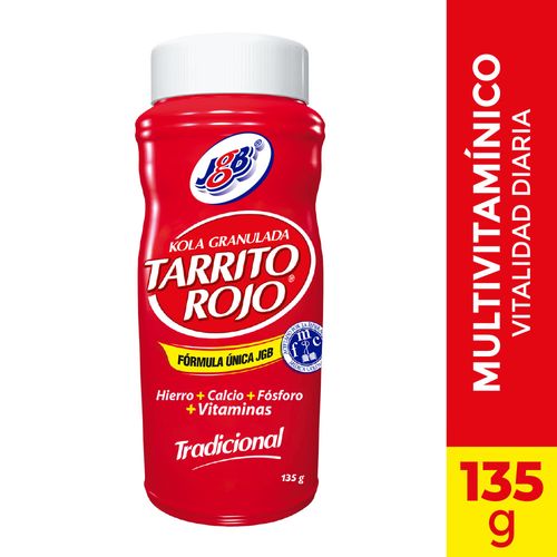 Tarrito Rojo Jgb Tradicional 135 Gr