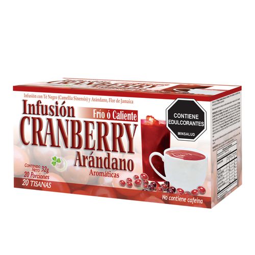 Cramberry Infusión Caja X 20 Sobres