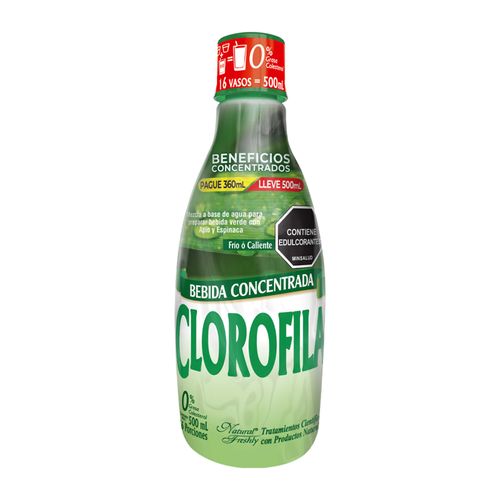 Bebida Funcional Clorofila 360Ml Pague 500Ml Freshly