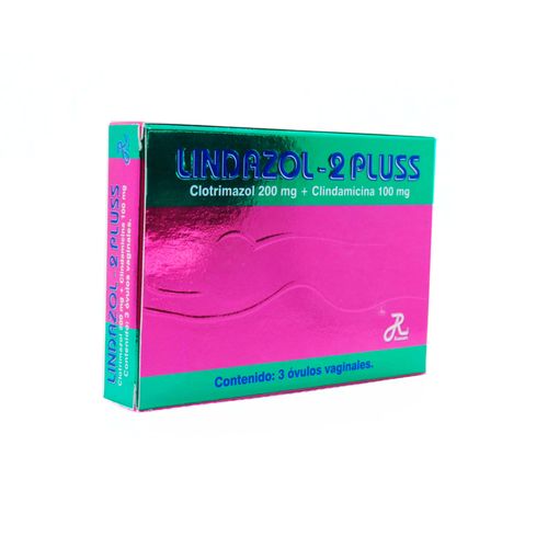 Lindazol-2 Plus Caja X 3 Ovulos Ruecam