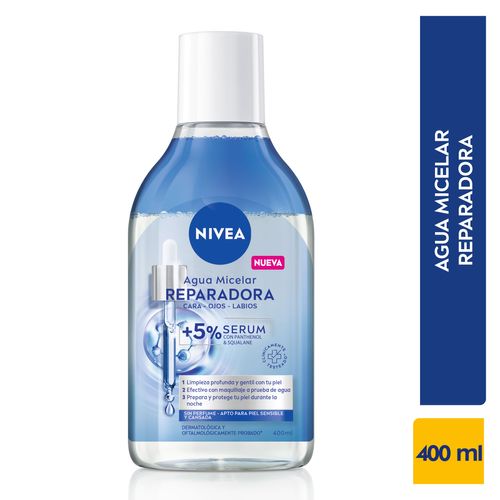 Agua Micelar Reparadora Serum X 400Ml Nivea