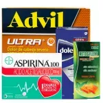 Kit Bienestar Bayer Aspirina Advil Dolex