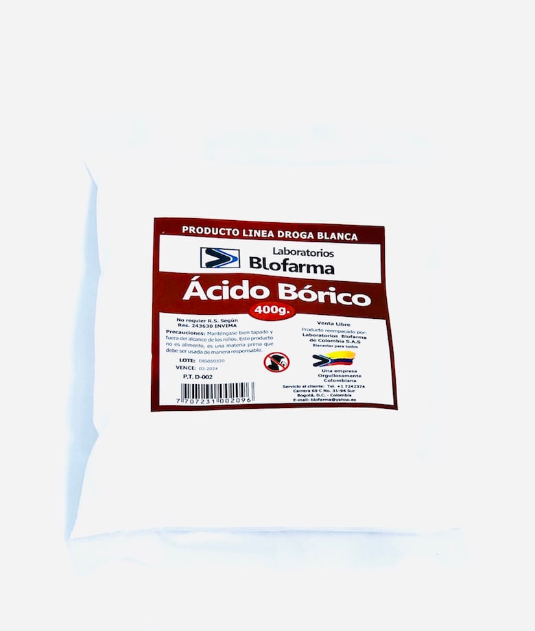 7707231002096- ACIDO BORICO X 400g