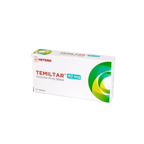 Temiltar 40Mg Tableta Caja X30 Tabletas Hetero