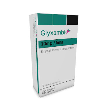 Glyxambi 10-5Mg Empagliflozina-Linagliptina  Caja X 30 Tabletas Boehringer