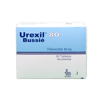 Urexil 80Mg Febuxostat  Caja X 30 Tabletas Bussie