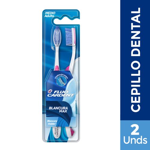 Cepillo De Dientes Fluocardent Blancura Max Pack 2 Unidades Jgb