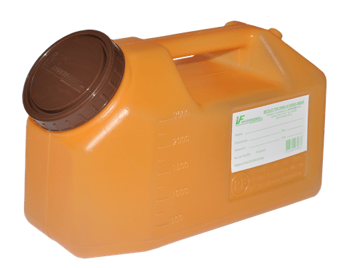 Recolector Para Muestra De Orina 24 Horas Color Ambar X 1 Inverfarma