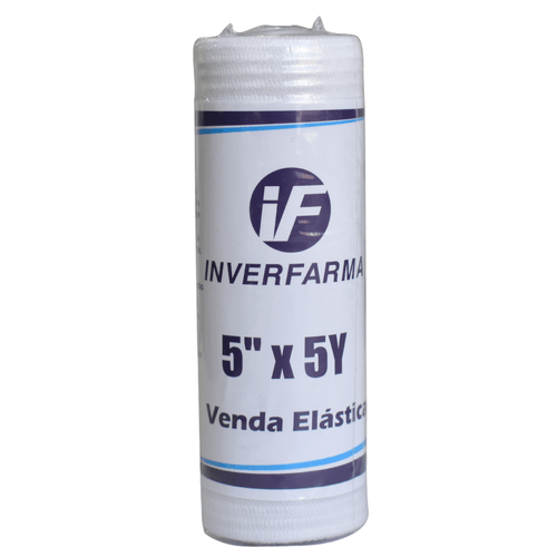 Venda Elástica Color Piel 5X5 Yardas Inverfarma