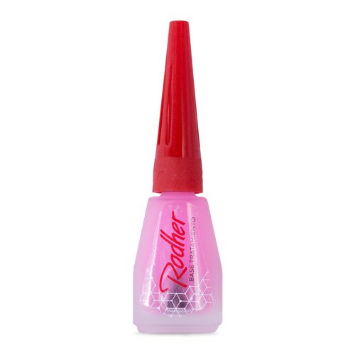 Base Para Uñas Rodher Fortalecedora Rosada Frasco X 10 Ml