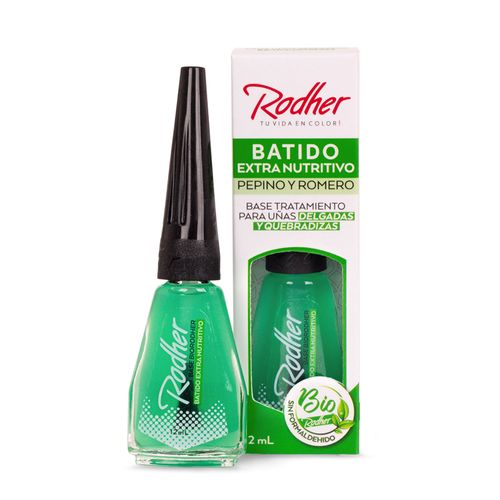 Base Para Uñas Rodher Batido Extra Nutritivo Frasco X 12 Ml