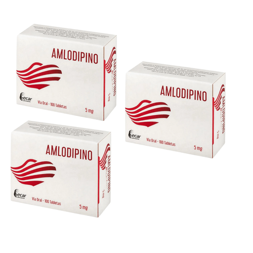 Oferta Amlodipino 5 Mg Caja X 100 Tab Ecar 2 + 1