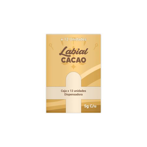 Labial de Cacao Paquete 12 Unidades Drogam