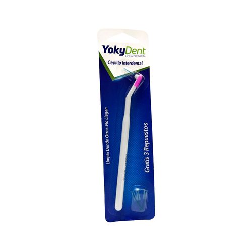Cepillo Dental Yoky Interproximal + 3 Repuestos Unidad