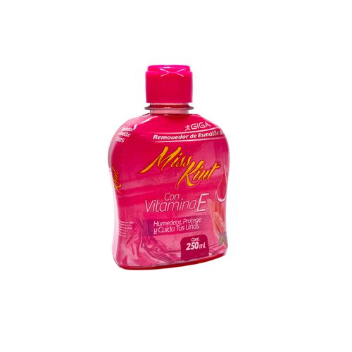 Removedor Esmalte Miss Kiut Vitamina Rosado 250 Ml