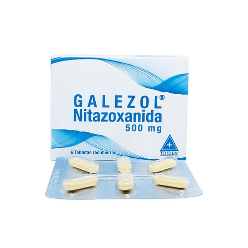 Galezol Nitazoxanida 500 Mg Caja X 6 Tabletas Tridex