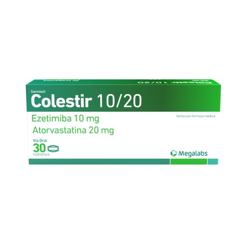 Colestir 10/20 Mg Caja X 30 Tablas