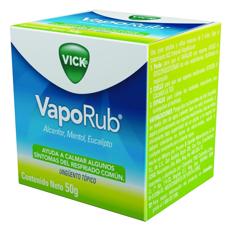 Oferta Vick Vaporub Pote X 50 Gramos 3 + 1