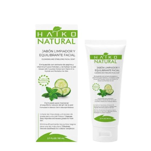 Jabón Facial  Haiko Equilibrante en Gel Tubo X 80 mL