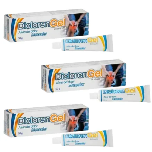 Oferta Dicloren Gel 1% Tubo X 50 Gramos 2 + 1
