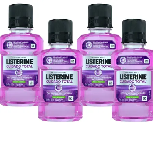 Oferta Enjuague Bucal Listerine Cuidado Total Frasco X 180 Ml 3 + 1