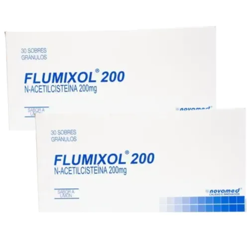 Oferta Flumixol 200 Mg Caja X 30 Sobres 1 + 1