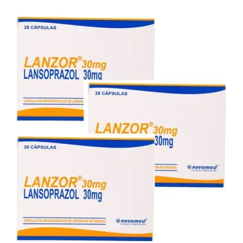 Oferta Lanzor 30 Mg Caja X 28 Cápsulas 1 + 2